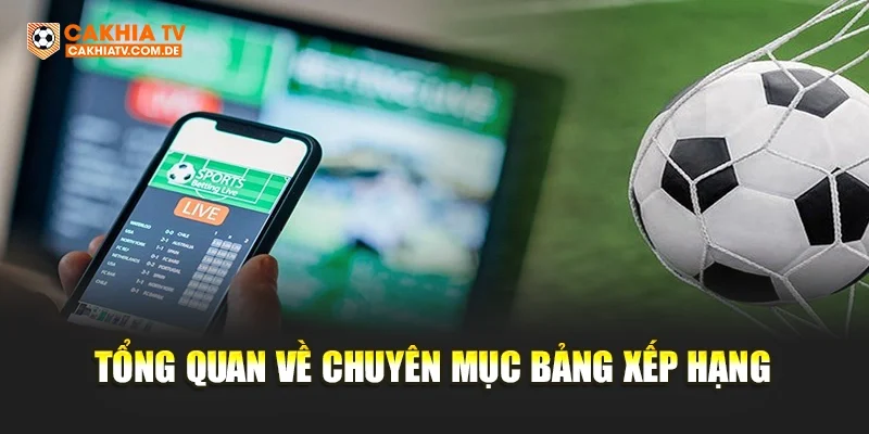 Tổng quan về chuyên mục bảng xếp hạng